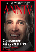 Votre ann&eacute;e sur la couverture d'un magazine